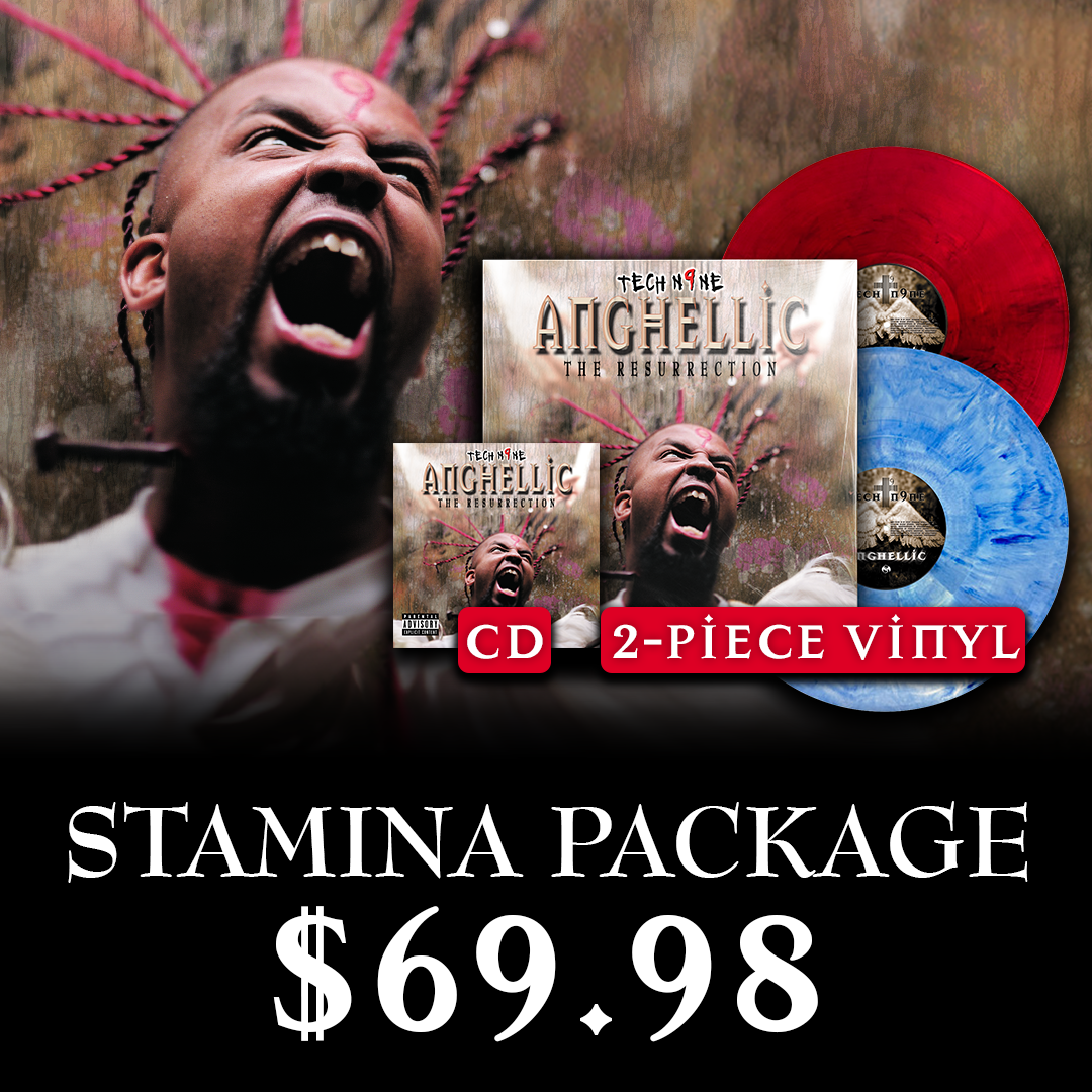 Tech N9ne - Anghellic: The Resurrection Stamina Package - 25th Anniversary Remaster Presale Ship Date 08/28/2026 4105